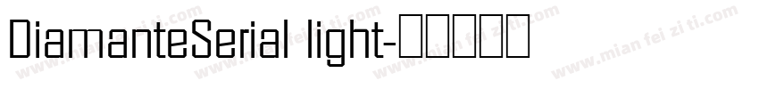DiamanteSerial light字体转换